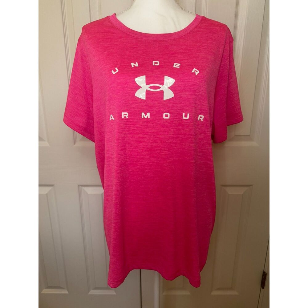 Under Armour Women's 1x Pink Athletic T-Shirt